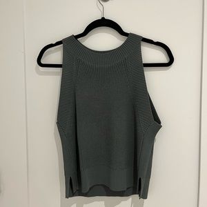 WILFRED ARITZIA Knit Top in Sage Green